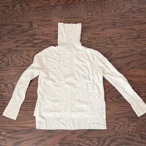 Athleta Cream Turtleneck Sweater